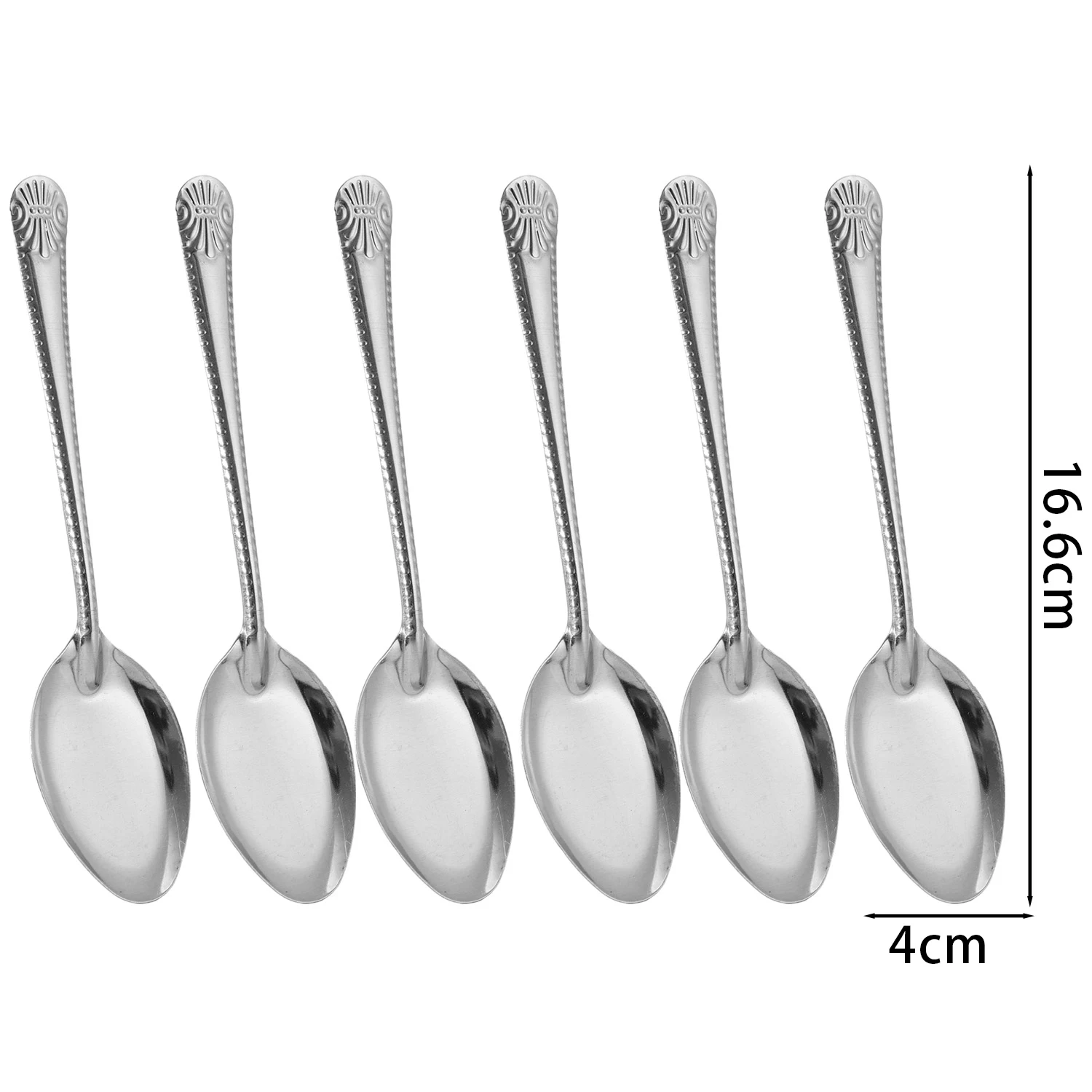 Ложки из нержавеющей стали серебристого цвета 
Ложки из нержавеющей стали серебристого цвета