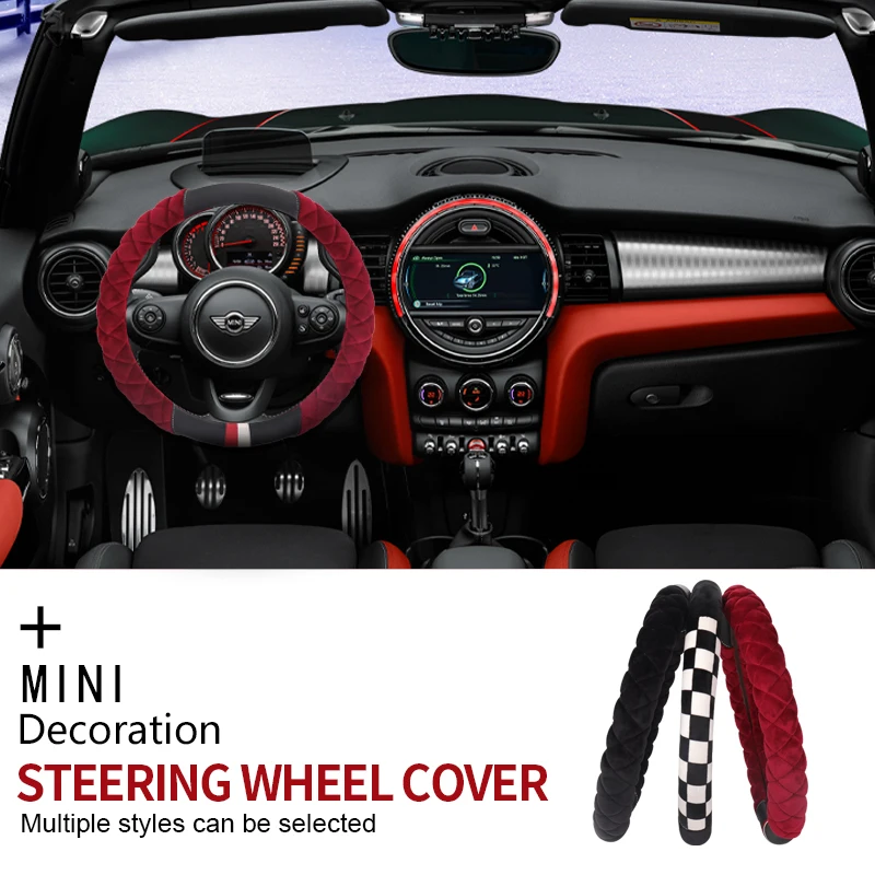 Car Styling Black Suede Leather for M Coope r S 1 F 60/55/54 Steering Wheel Cover Color Marker on Top M Coope r Accessories 
Car Styling Black Suede Leather for M Coope r S 1 F 60/55/54 Steering Wheel Cover Color Marker on Top M Coope r Accessories