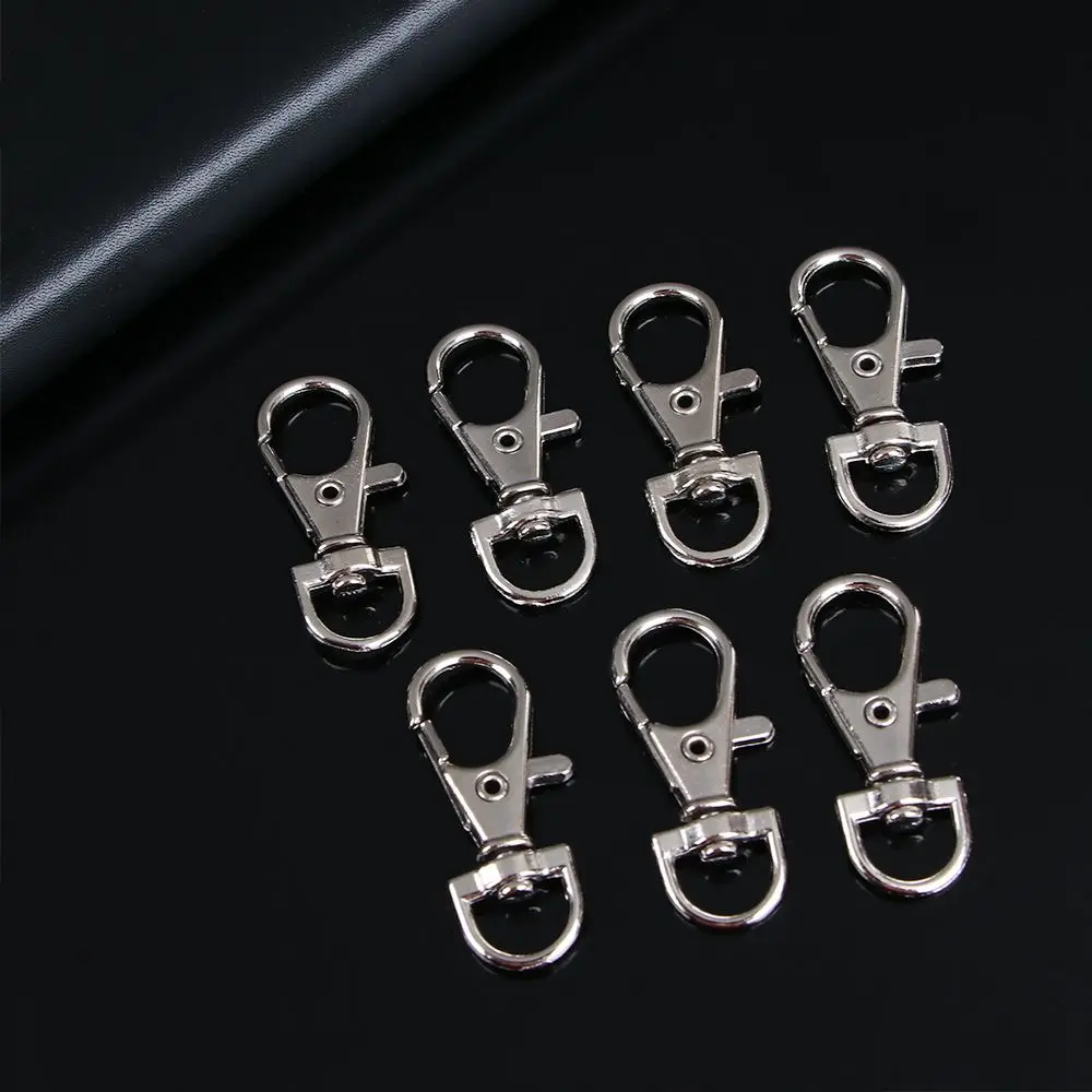 10pcs/lot Classic Key Chain Ring Silver Metal Swivel Lobster Clasp Clips Key Hooks Keychain Split Ring DIY Bag Jewelry Wholeales
10pcs/lot Classic Key Chain Ring Silver Metal Swivel Lobster Clasp Clips Key Hooks Keychain Split Ring DIY Bag Jewelry Wholeales