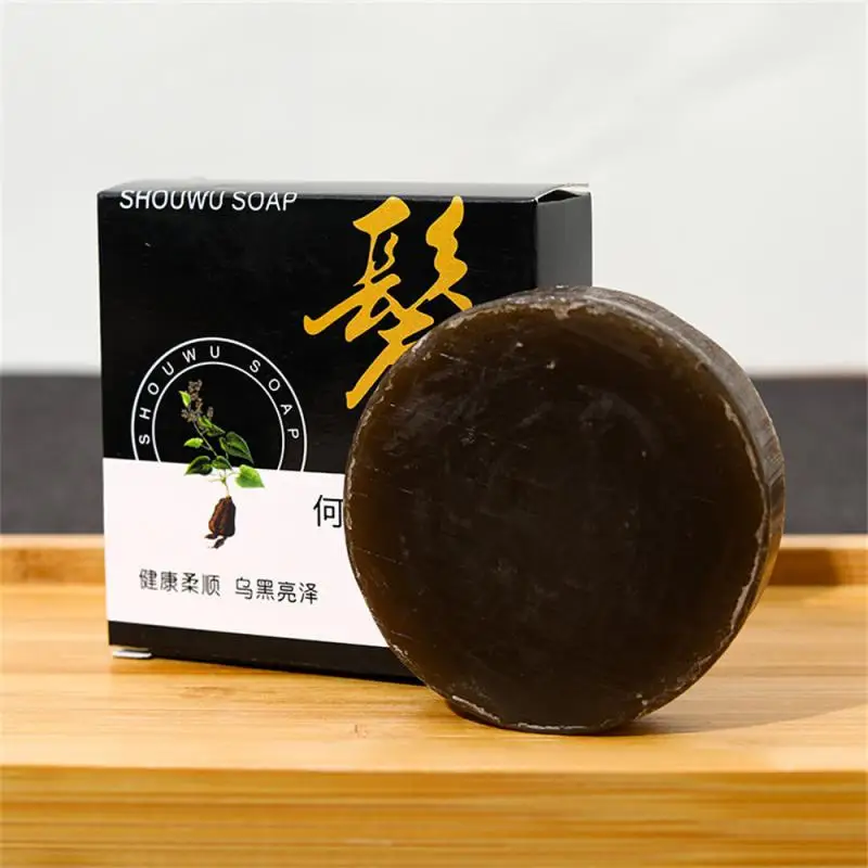 

1PC Promotes Hair Growth Prevents Hair Loss He Shou Wu Soap Essential Oil Soaps Multiflora Shampoo Bar Shampoo Soap