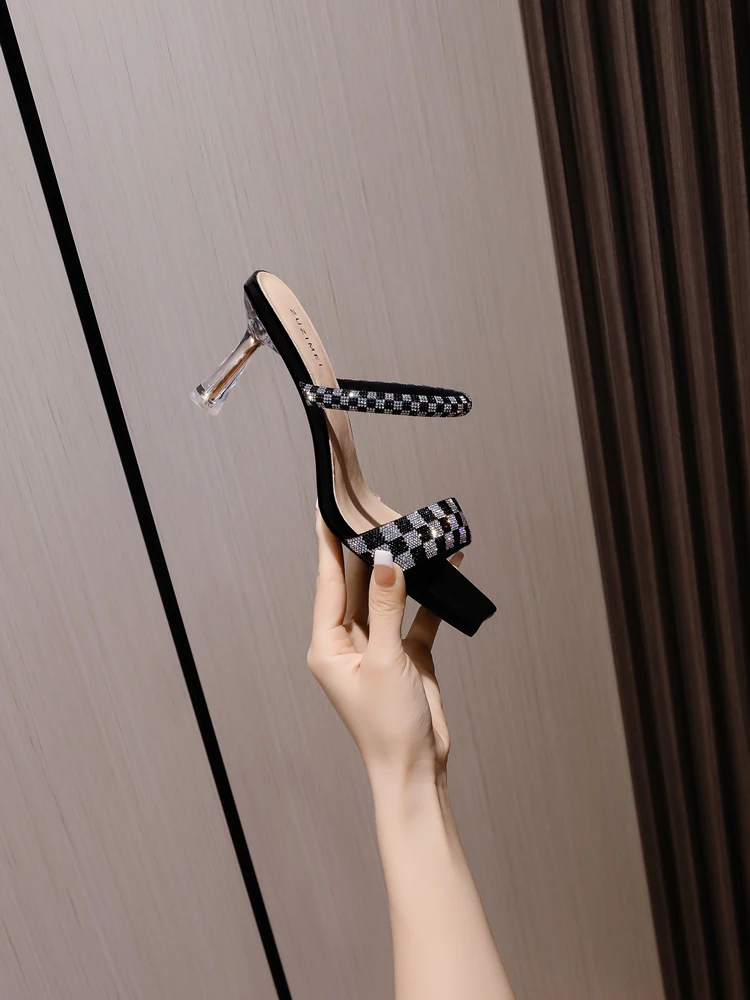 Женские летние туфли на шпильке, новый стиль 2022 года, сандалии и тапочки, модные, с кристаллами и сандалии, 2983
Женские летние туфли на шпильке, новый стиль 2022 года, сандалии и тапочки, модные, с кристаллами и сандалии, 2983