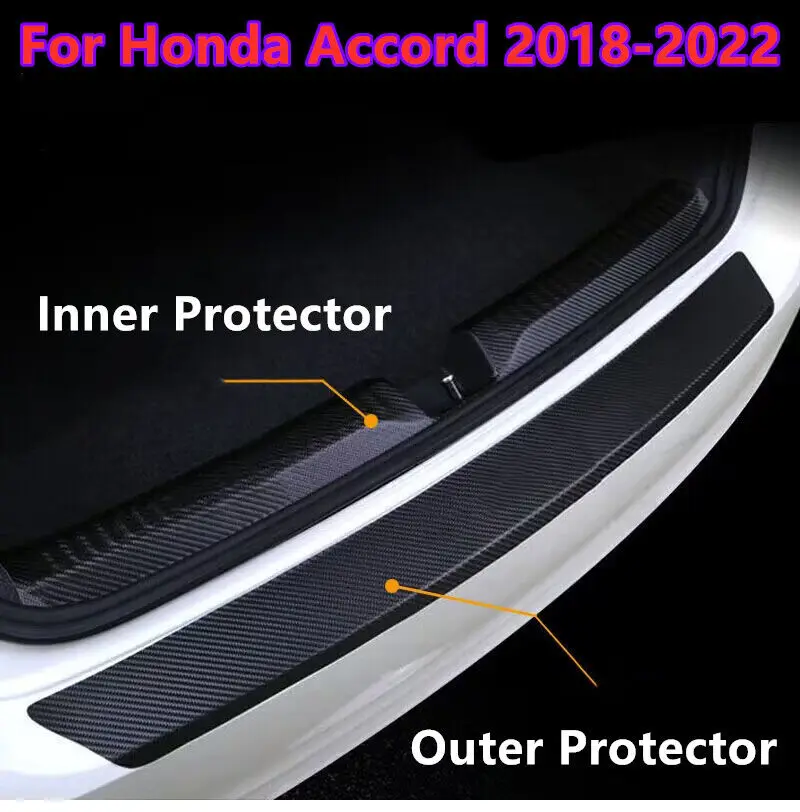 2pcs/set PU Leather Rear Bumper Sill Protector Plate Cover For Honda Accord 2018 2019 2020 2021 2022
2pcs/set PU Leather Rear Bumper Sill Protector Plate Cover For Honda Accord 2018 2019 2020 2021 2022