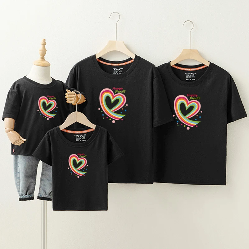 2023 New Papa Mama Family Matching Outfits Daddy Mom Kids T-shirt Colorful Love Baby Bodysuit Family Look Father Son Clothes
2023 New Papa Mama Family Matching Outfits Daddy Mom Kids T-shirt Colorful Love Baby Bodysuit Family Look Father Son Clothes