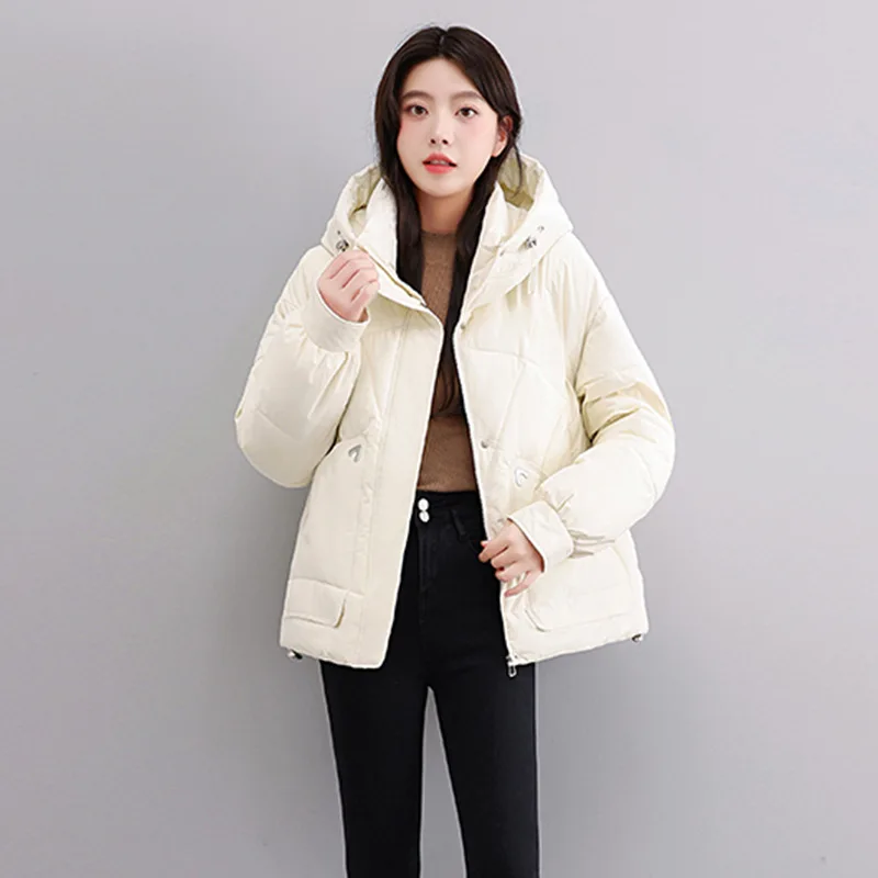 Winter New Women's Solid Color Long Sleeve Loose Thickened Hooded Warm Casual Cotton Shirt
Winter New Women's Solid Color Long Sleeve Loose Thickened Hooded Warm Casual Cotton Shirt