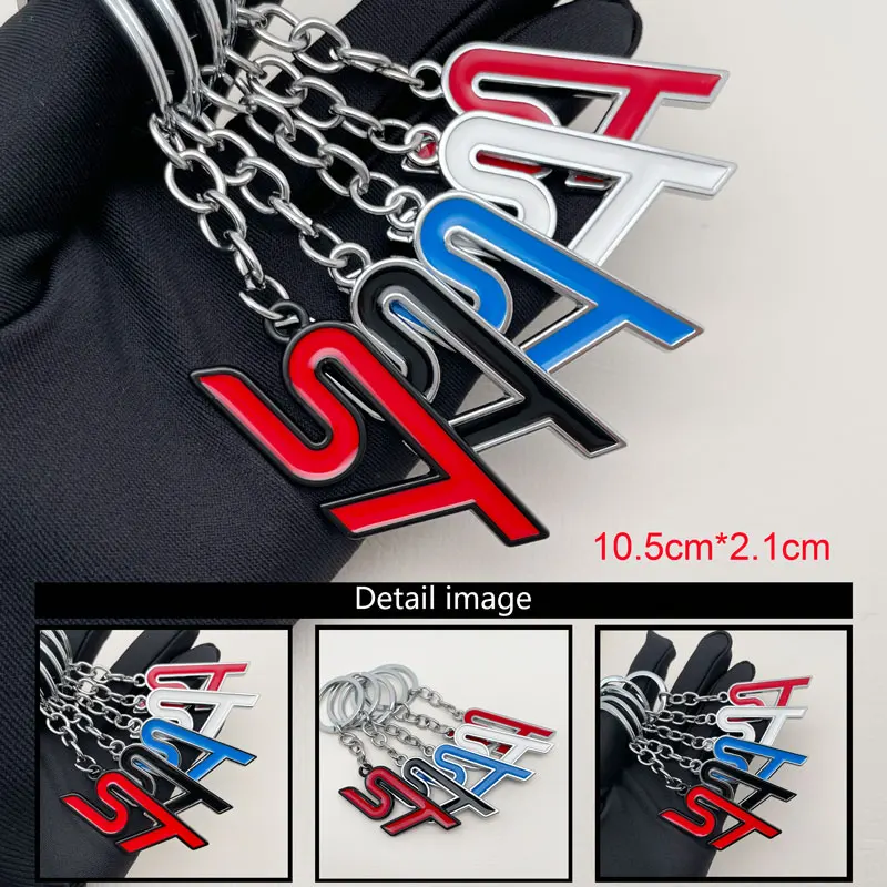 ST Styling 3D Metal Key Ring Personality Car Keychain For Ford Focus 1 2 3 4 Mondeo Fiesta Kuga MK2 MK3 MK4 MK5 Car Accessories
ST Styling 3D Metal Key Ring Personality Car Keychain For Ford Focus 1 2 3 4 Mondeo Fiesta Kuga MK2 MK3 MK4 MK5 Car Accessories