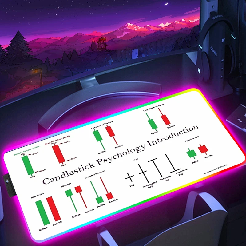 RGB Non-Slip Mouse Pad Stock Market Candle Chart HD Print Mousepad Gamer Rubber Accessories Large Gaming Mouse Mat LED Desk Mat
RGB Non-Slip Mouse Pad Stock Market Candle Chart HD Print Mousepad Gamer Rubber Accessories Large Gaming Mouse Mat LED Desk Mat