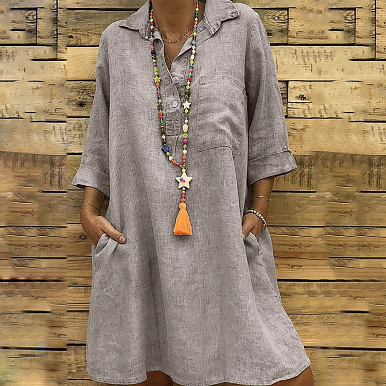 Mini Shirt Dress Women Morocco Beach Vacation V-Neck Summer Elegant Pocket Sexy Dresses Casual Loose Maxi Vestidos Streetwear
Mini Shirt Dress Women Morocco Beach Vacation V-Neck Summer Elegant Pocket Sexy Dresses Casual Loose Maxi Vestidos Streetwear