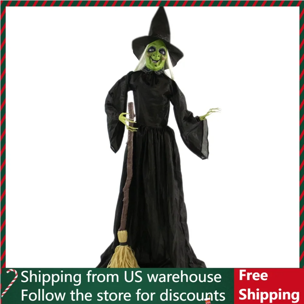 Decoration Halloween Decor Free Shipping Life-Size Animatronic Witch | Indoor/Outdoor Halloween Decoration Horror Hallowen Home
Decoration Halloween Decor Free Shipping Life-Size Animatronic Witch | Indoor/Outdoor Halloween Decoration Horror Hallowen Home