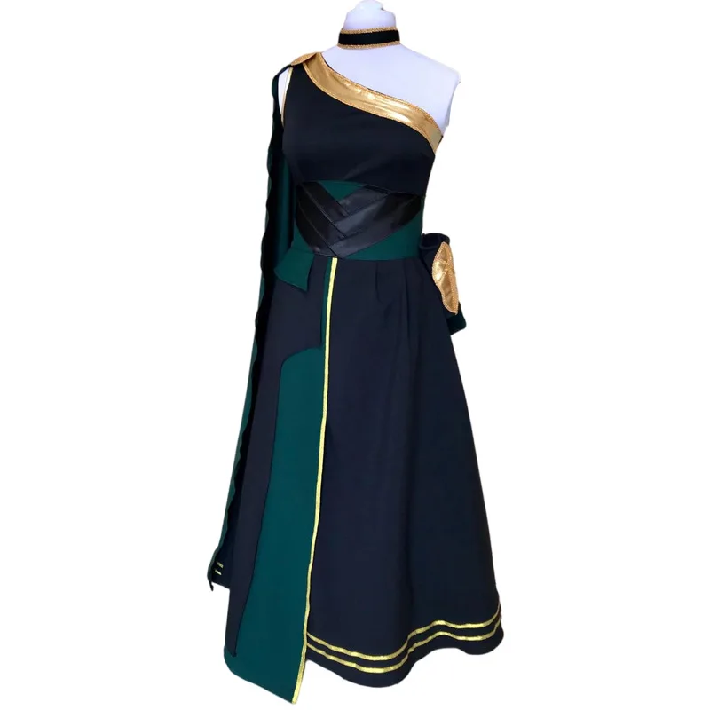 Halloween Lady Cosplay Goddess Costume Skirt Outfits Women Loki Dress Carnival Queen Costume
Halloween Lady Cosplay Goddess Costume Skirt Outfits Women Loki Dress Carnival Queen Costume