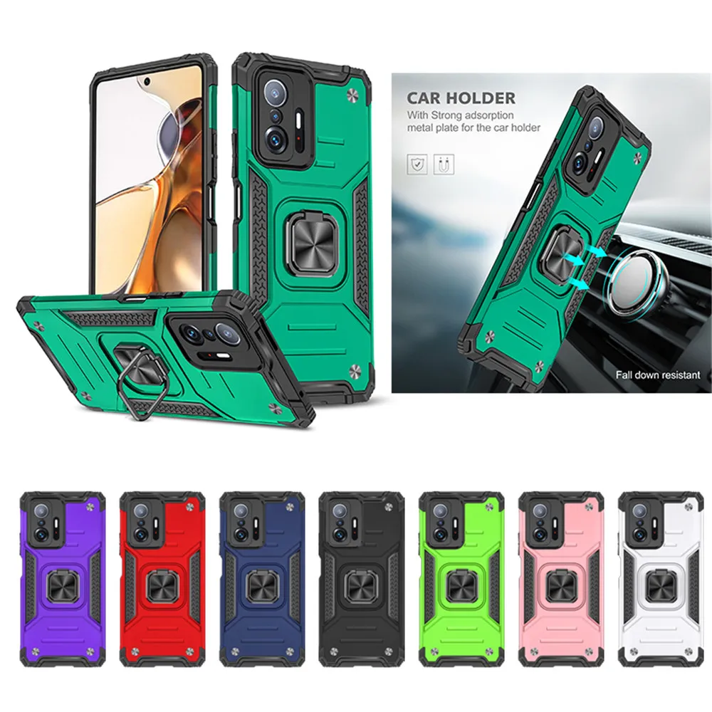 For Xiaomi 11T Pro Case For Mi11T Mi 11T Pro 5G Shockproof Armor Ring Cover For Xiaomi 11t mi 11 t pro Xiaomi11t Stand Holder 
For Xiaomi 11T Pro Case For Mi11T Mi 11T Pro 5G Shockproof Armor Ring Cover For Xiaomi 11t mi 11 t pro Xiaomi11t Stand Holder