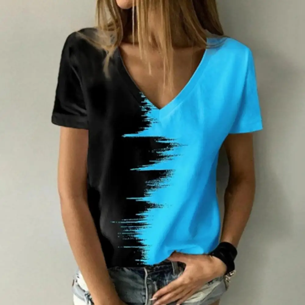 Trendy Short Sleeves Pullover Summer Blouse Summer Blouse Leisure Machine Washable
Trendy Short Sleeves Pullover Summer Blouse Summer Blouse Leisure Machine Washable