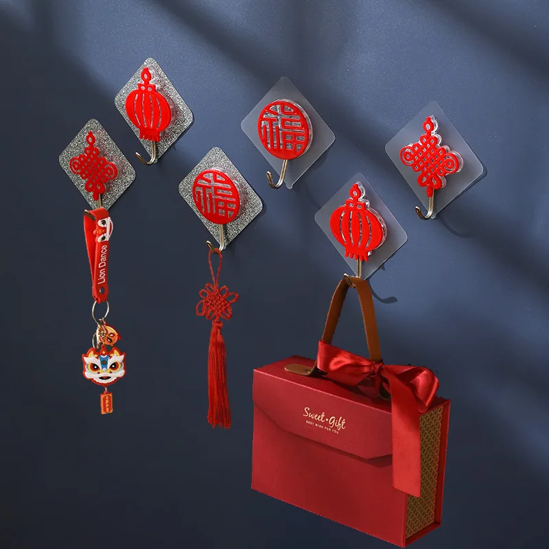 2023 New Year Wall Hooks Self Adhesive Door Hooks without Punching Key Rack Towel Holder Hang On The Wall Hanging Hooks Red
2023 New Year Wall Hooks Self Adhesive Door Hooks without Punching Key Rack Towel Holder Hang On The Wall Hanging Hooks Red