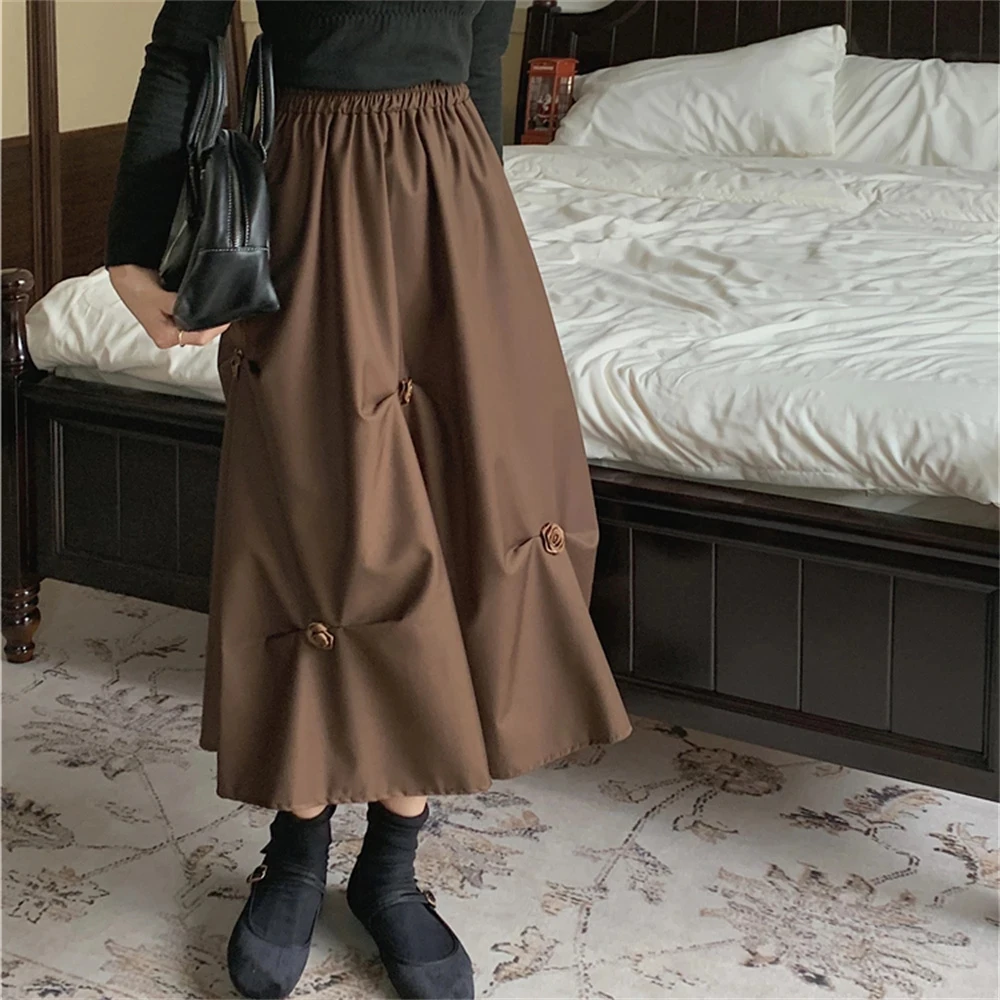 Casual Party Roses Long Skirts Women Girls Elastic Waist Hot 2022 Irregular Daily OL Loose Streetwear Skirts Female Elegant
Casual Party Roses Long Skirts Women Girls Elastic Waist Hot 2022 Irregular Daily OL Loose Streetwear Skirts Female Elegant