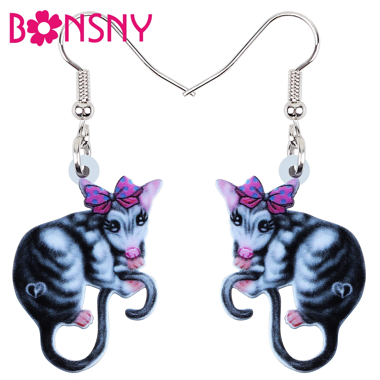 Bonsny Acrylic Cute Bowknot American Possum Earrings Drop Dangle Gifts Animal Fashion Jewelry for Women Girls Charms Accessories
Bonsny Acrylic Cute Bowknot American Possum Earrings Drop Dangle Gifts Animal Fashion Jewelry for Women Girls Charms Accessories