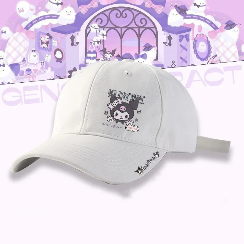 New Anime Kuromi Women's Uv Protection Solid Color Baseball Cap Sunscreen 2023 Kawaii Sanrios Summer Casual White Couple Cap
New Anime Kuromi Women's Uv Protection Solid Color Baseball Cap Sunscreen 2023 Kawaii Sanrios Summer Casual White Couple Cap