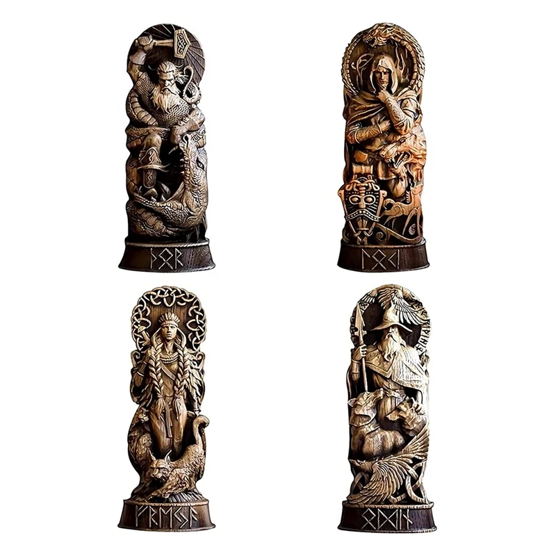 Resin Statue Scandinavian Pantheon Norse God Statue Craft Viking Mythology Home Wine Cabinet Cover Bookcase Souvenirs
Resin Statue Scandinavian Pantheon Norse God Statue Craft Viking Mythology Home Wine Cabinet Cover Bookcase Souvenirs
