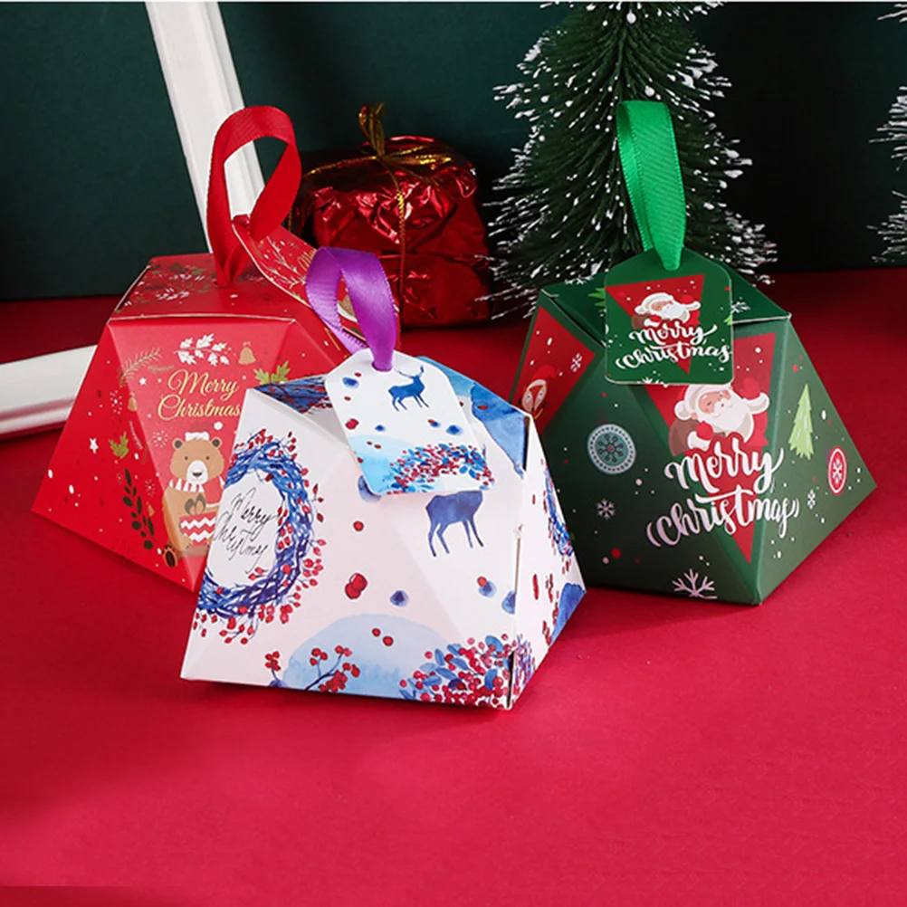 Christmas Packaging Box Santa Treat Boxes Christmas Eve Box Bakery Box Party Treat Box Christmas Candy Box with Ribbon
Christmas Packaging Box Santa Treat Boxes Christmas Eve Box Bakery Box Party Treat Box Christmas Candy Box with Ribbon