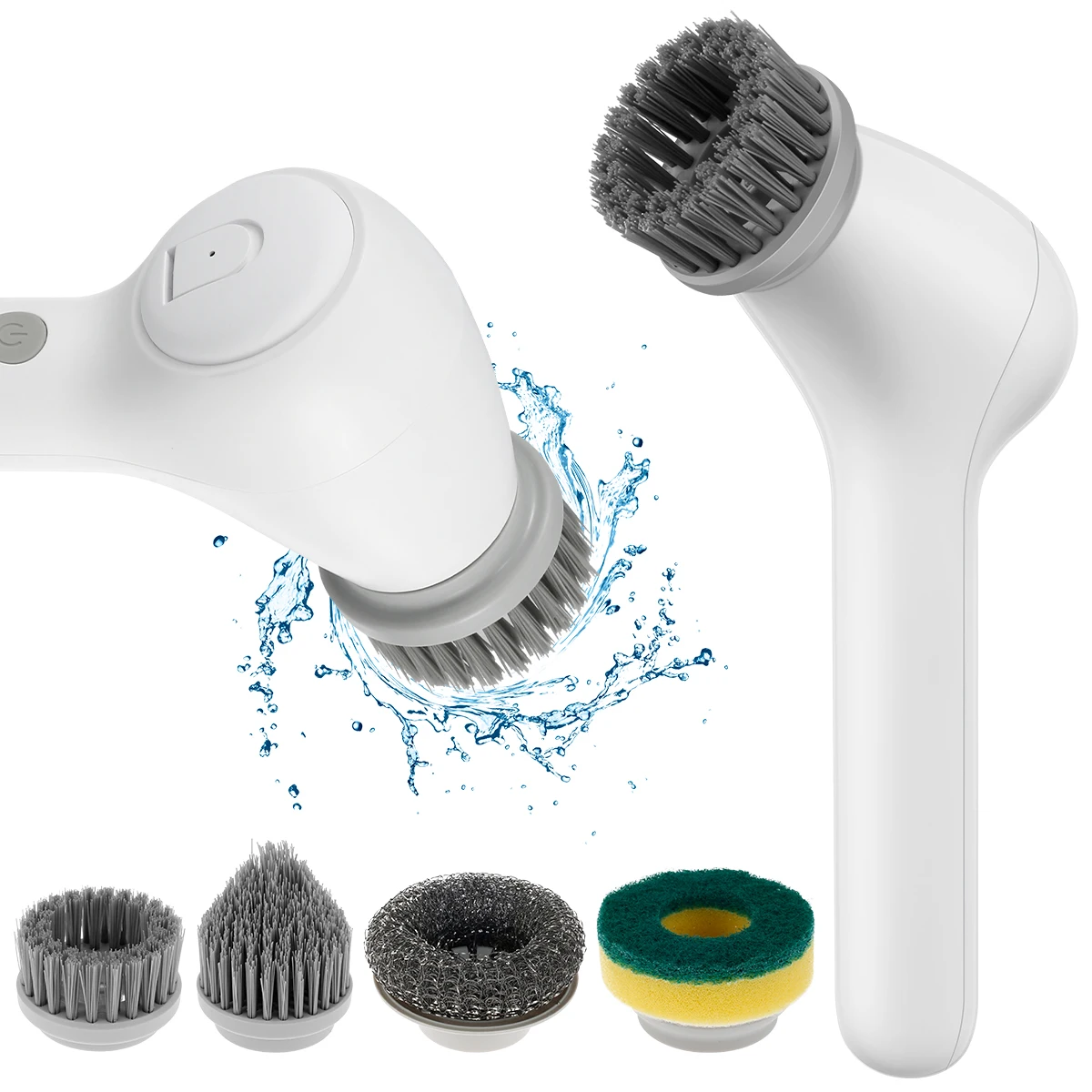 Electric Spin Scrubber with Auto Detergent Dispenser Rechargeable Cordless Electric Cleaning Brush IPX7 Waterproof Power Scrub
Electric Spin Scrubber with Auto Detergent Dispenser Rechargeable Cordless Electric Cleaning Brush IPX7 Waterproof Power Scrub
