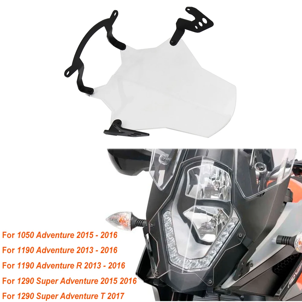 Новая защитная накладка на фару для 1050 приключений ADV 1190 приключений/R 1290 Super приключений/T 2015 2016 2014
Новая защитная накладка на фару для 1050 приключений ADV 1190 приключений/R 1290 Super приключений/T 2015 2016 2014