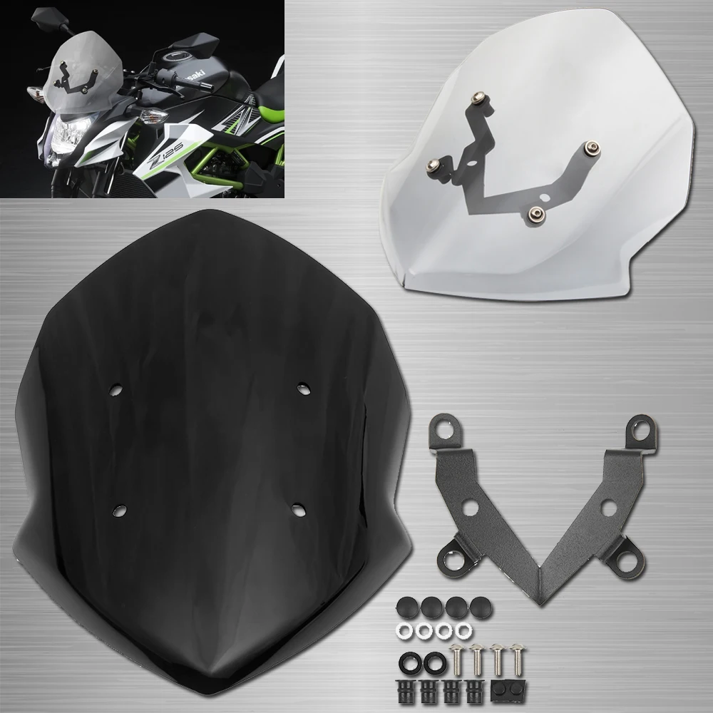 Ветрозащитный экран на лобовое стекло для Kawasaki Z125 2019-2022 2021 с кронштейном Z 125 аксессуары для мотоциклов спортивный ветрозащитный экран на ло...
Ветрозащитный экран на лобовое стекло для Kawasaki Z125 2019-2022 2021 с кронштейном Z 125 аксессуары для мотоциклов спортивный ветрозащитный экран на ло...