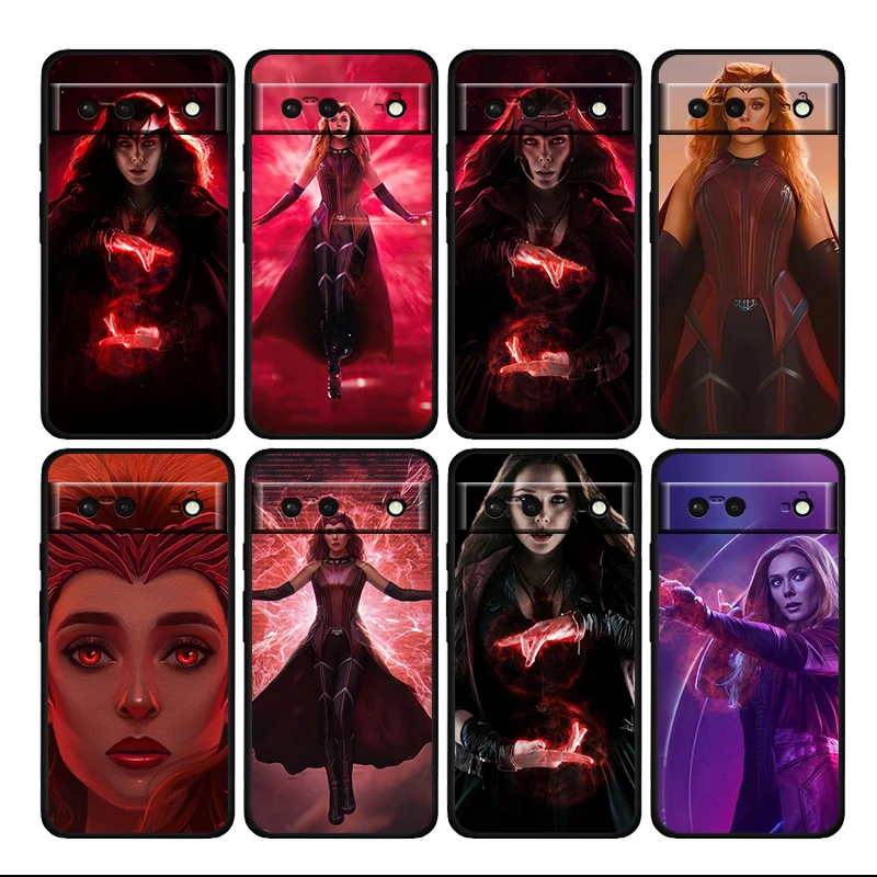 Marvel Scarlet Witch Shockproof Cover for Google Pixel 7 6 Pro 6a 5 5a 4 4a XL 5G Black Phone Case Shell Soft Coque Capa Cover
Marvel Scarlet Witch Shockproof Cover for Google Pixel 7 6 Pro 6a 5 5a 4 4a XL 5G Black Phone Case Shell Soft Coque Capa Cover