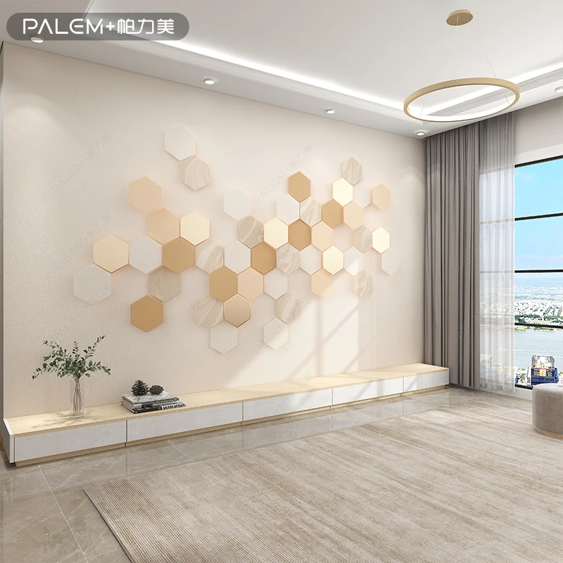 PLM Nordic light luxury living room sofa background wall cloth of the head of a bed in the master bedroom TV wall decoration l
PLM Nordic light luxury living room sofa background wall cloth of the head of a bed in the master bedroom TV wall decoration l