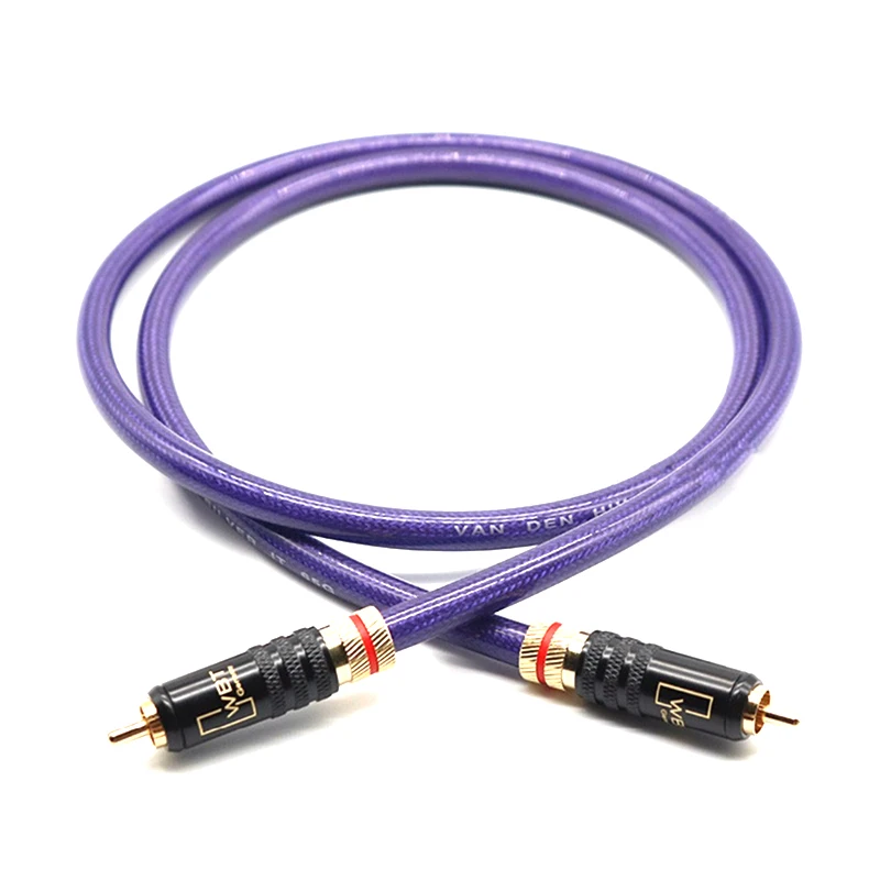 VDH Van Den Hul Audio Digital Coaxial Cable 75ohm IT65G Silver Plated Subwoofer Line with Gold Plated RCA Plug
VDH Van Den Hul Audio Digital Coaxial Cable 75ohm IT65G Silver Plated Subwoofer Line with Gold Plated RCA Plug