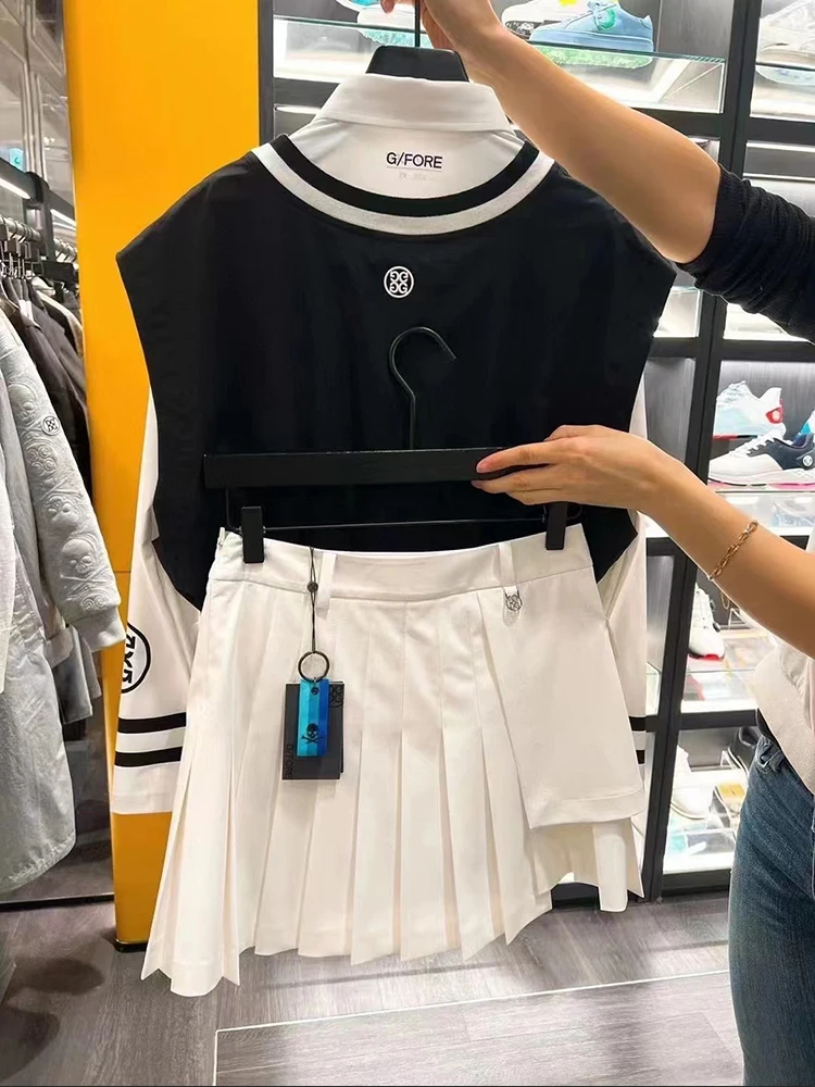 Golf Women's Pleated Skirt Women's Summer Sports Quick-drying Short Skirt High Waist Elastic Slim Anti-lighting Tennis Skirt
Golf Women's Pleated Skirt Women's Summer Sports Quick-drying Short Skirt High Waist Elastic Slim Anti-lighting Tennis Skirt