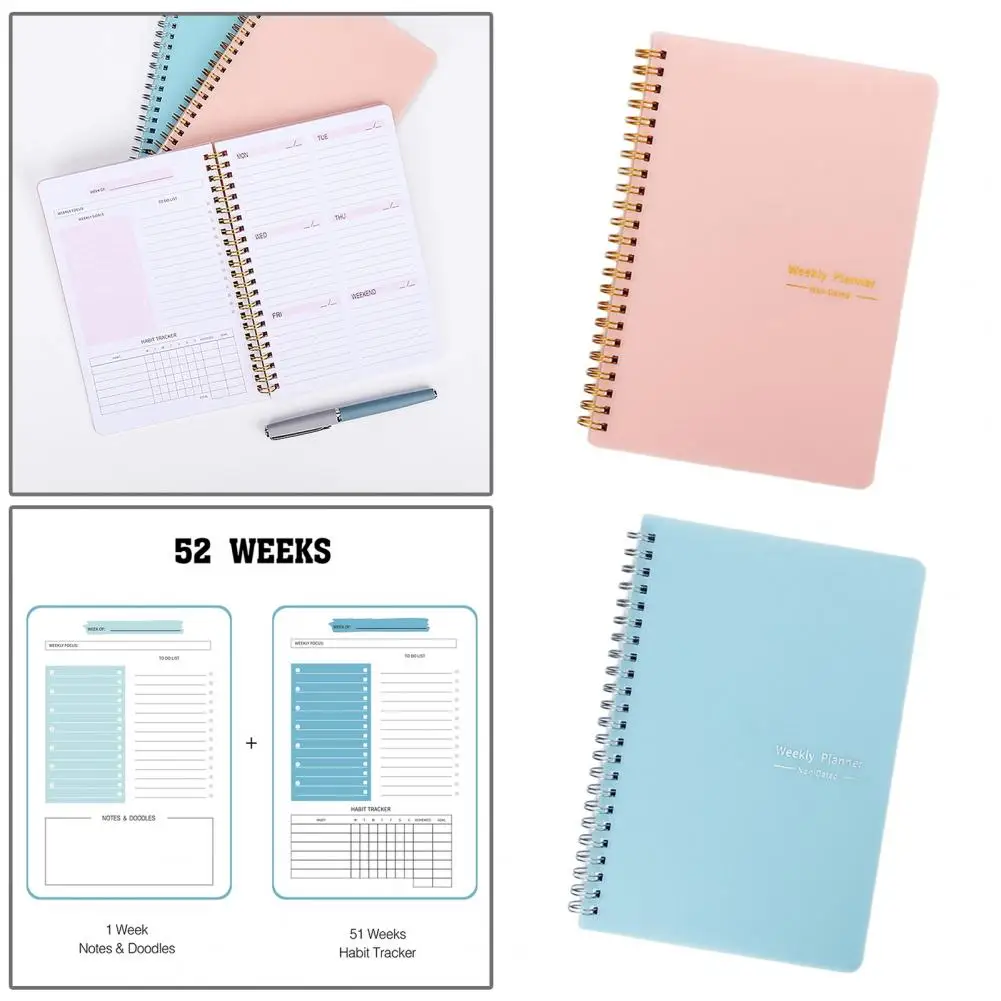 Book Daily Steel Management Coil Planner Notebook Ring Planner Weekly Time Double Universal Convenient
Book Daily Steel Management Coil Planner Notebook Ring Planner Weekly Time Double Universal Convenient