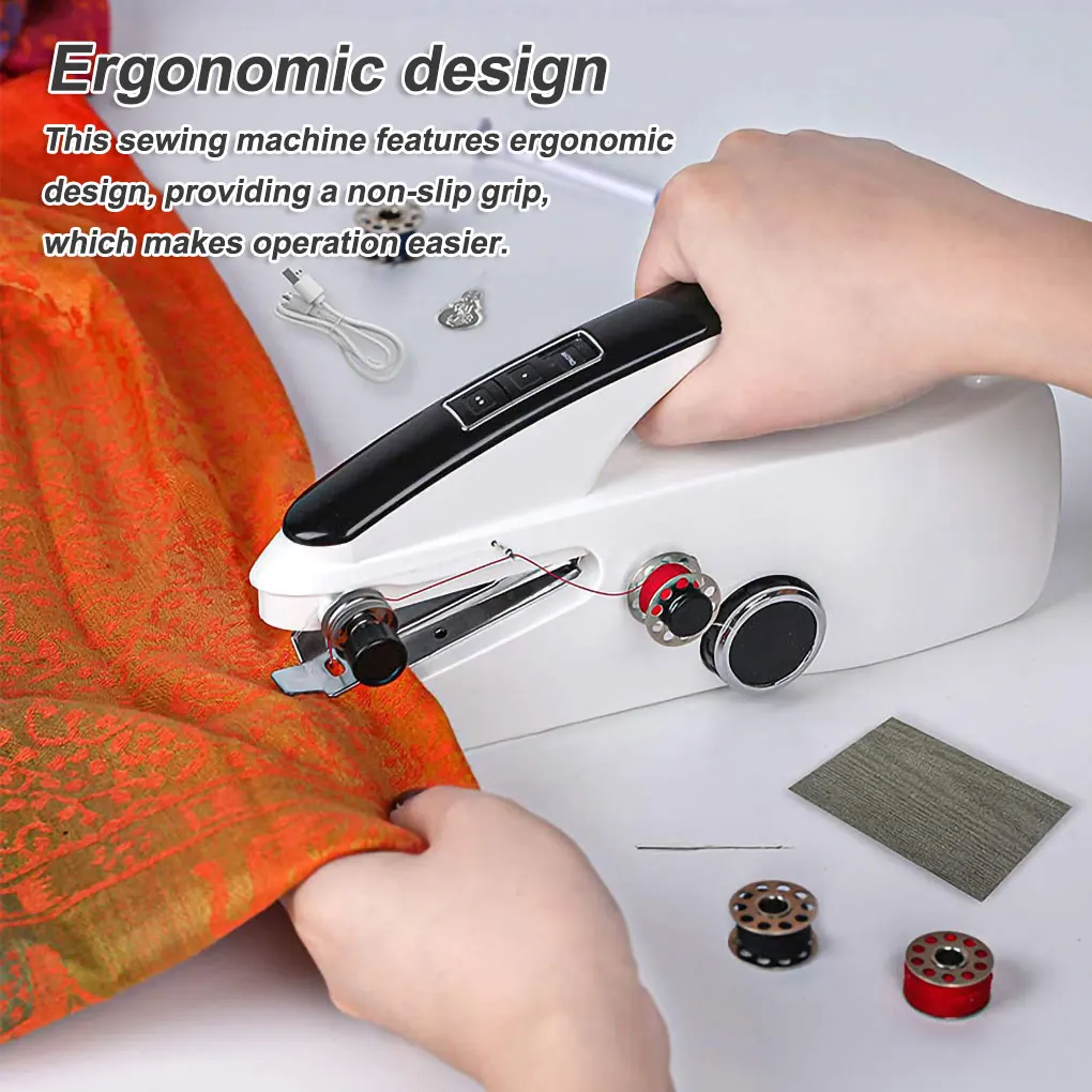 Portable Handheld Sewing Machine Electric Sewing Machine Set Home Sewing Quick Repair DIY Clothes Sewing Machine
Portable Handheld Sewing Machine Electric Sewing Machine Set Home Sewing Quick Repair DIY Clothes Sewing Machine
