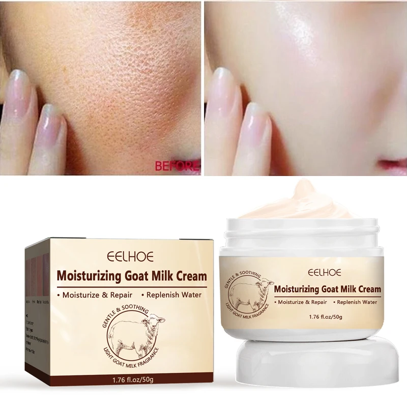 Moisturizing Goat Milk Cream Firming Lifting Skin Fade Fine Lines Deep Hydrates Smooth Repair Beauty Brighten Care Products
Moisturizing Goat Milk Cream Firming Lifting Skin Fade Fine Lines Deep Hydrates Smooth Repair Beauty Brighten Care Products