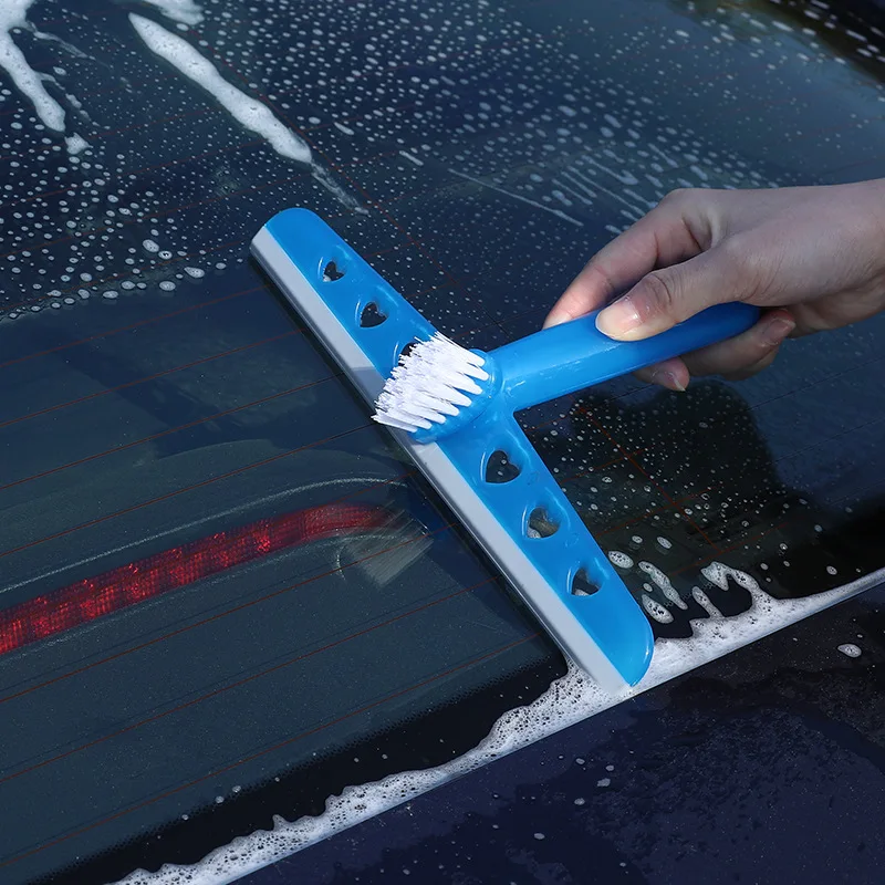 New type glass wiper Car glass glass cleaning household table dual purpose wiper with brush head
New type glass wiper Car glass glass cleaning household table dual purpose wiper with brush head