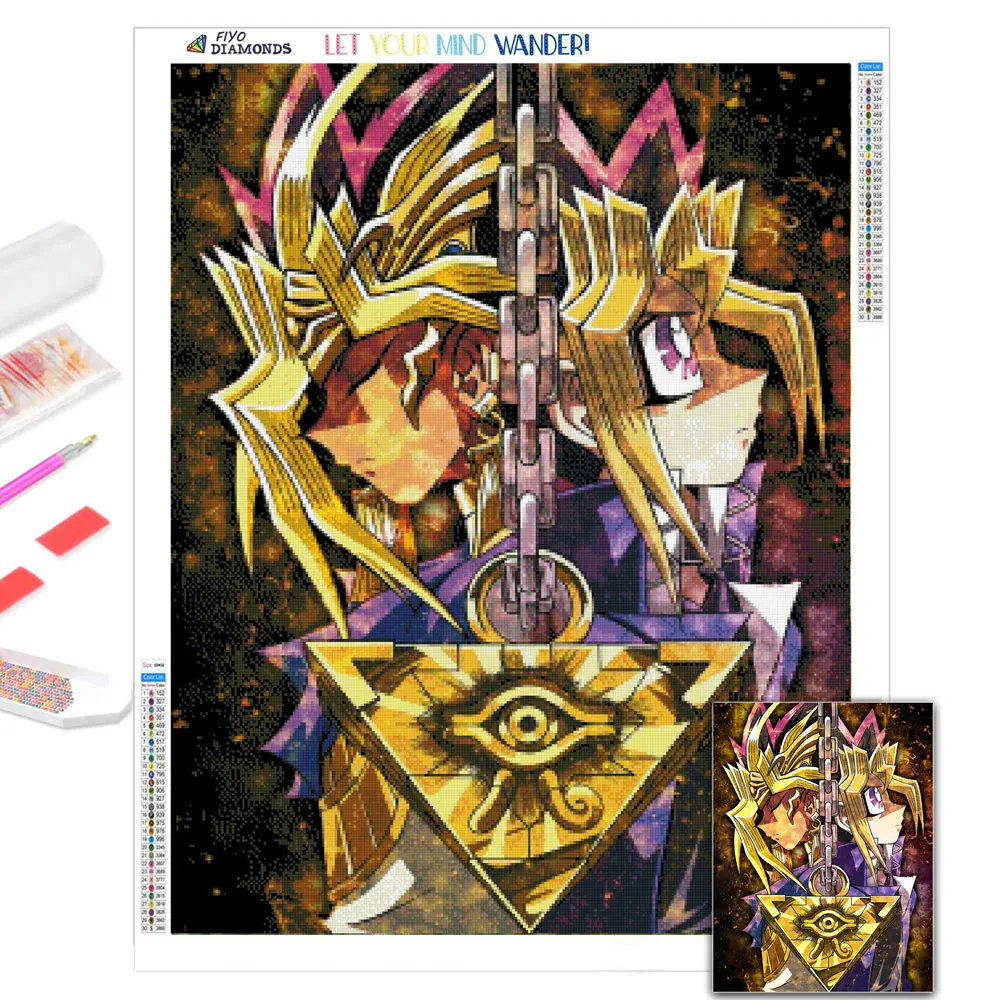 DIY 5D Diamond Painting Anime Yu Gi Oh Picture Mosaic Full Diamond Rhinestones Embroidery Cross Stitch Set Home Art Decoration
DIY 5D Diamond Painting Anime Yu Gi Oh Picture Mosaic Full Diamond Rhinestones Embroidery Cross Stitch Set Home Art Decoration