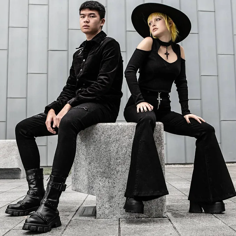 Брюки в городском стиле 90-х годов, с высокой талией, на молнии 
Брюки в городском стиле 90-х годов, с высокой талией, на молнии