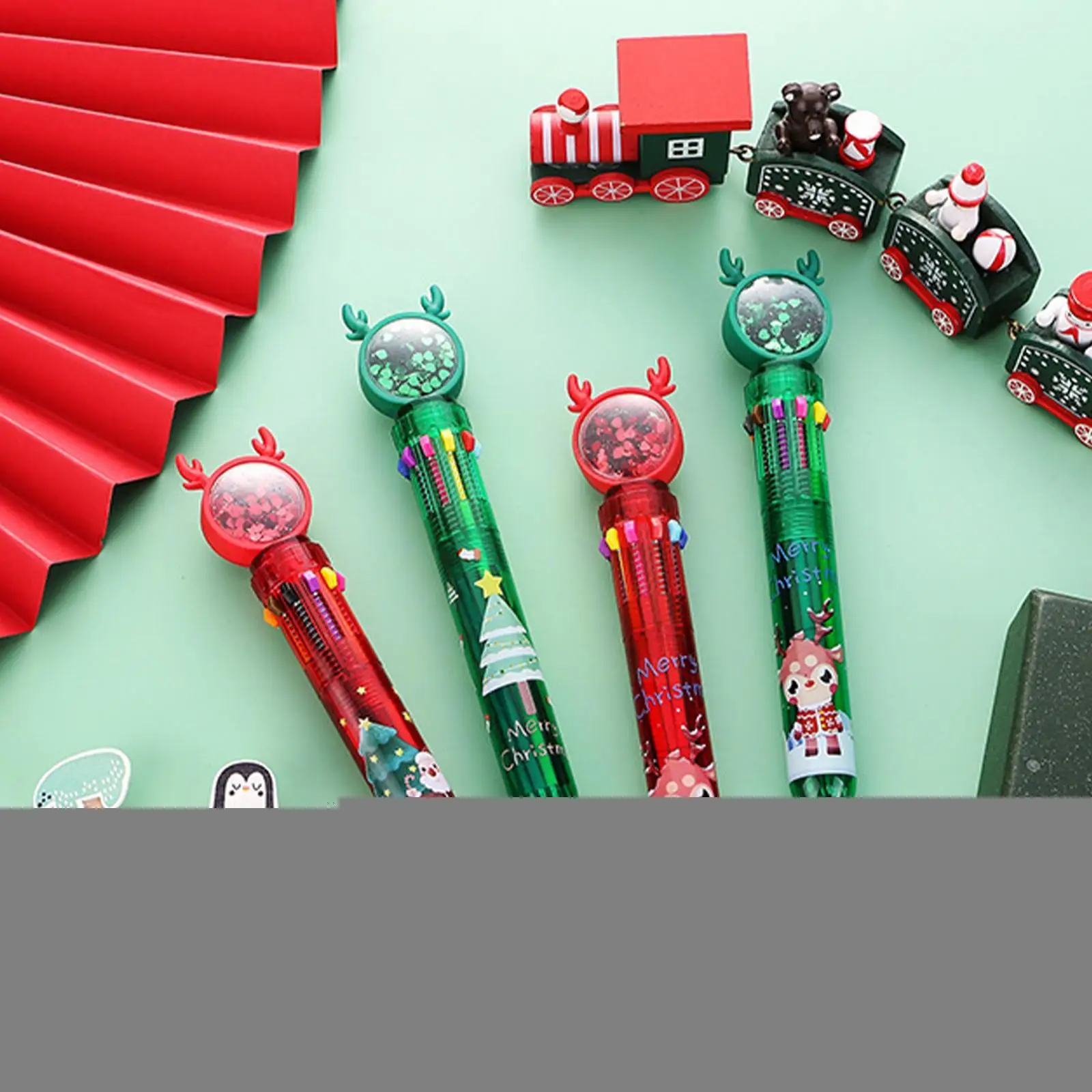 16pcs/lot Cute Christmas 10 Color Ballpoint Pen Sequin Tree Stationery School Office Pen Multi-color Retractable Xmas Elk G N1x8
16pcs/lot Cute Christmas 10 Color Ballpoint Pen Sequin Tree Stationery School Office Pen Multi-color Retractable Xmas Elk G N1x8