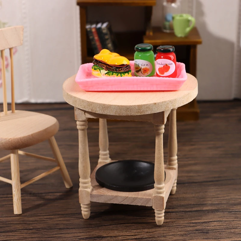 1:12 миниатюрный круглый стол для кукольного домика, журнальный столик, чайный столик с угольной раковиной, модель мебели, игрушка для декора
1:12 миниатюрный круглый стол для кукольного домика, журнальный столик, чайный столик с угольной раковиной, модель мебели, игрушка для декора