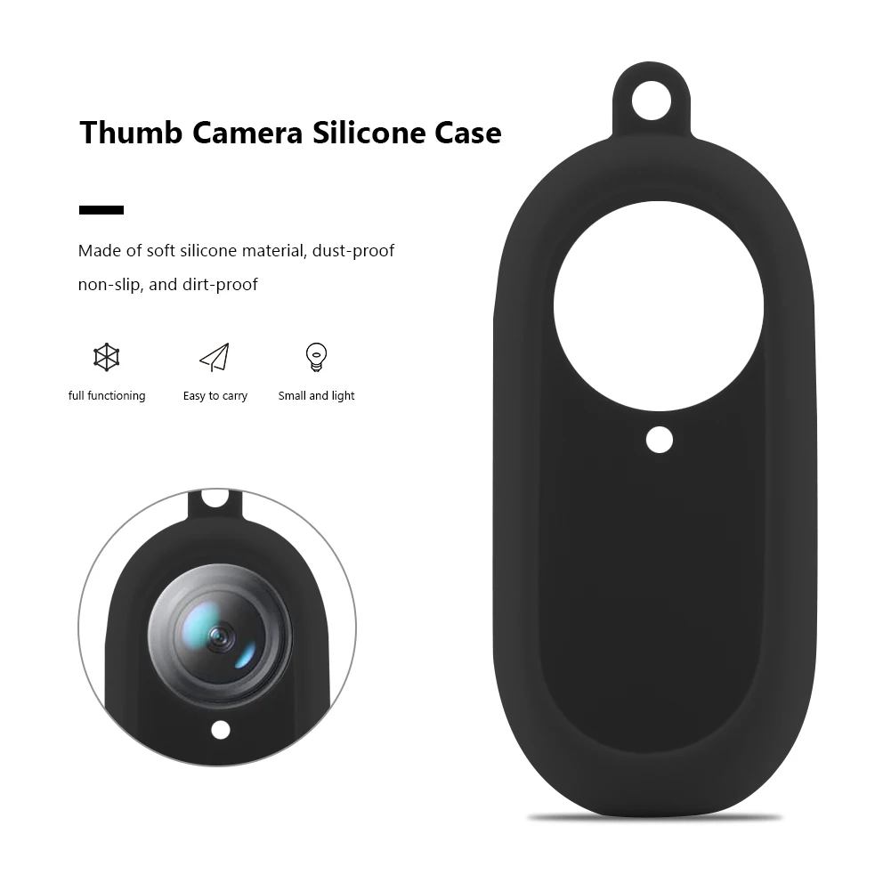 Thumb Anti-Shake Camera Case Sports Video Digital Sport Action Cam Silicone Protective Cover for Insta360 Go2 Camera Protecto
Thumb Anti-Shake Camera Case Sports Video Digital Sport Action Cam Silicone Protective Cover for Insta360 Go2 Camera Protecto