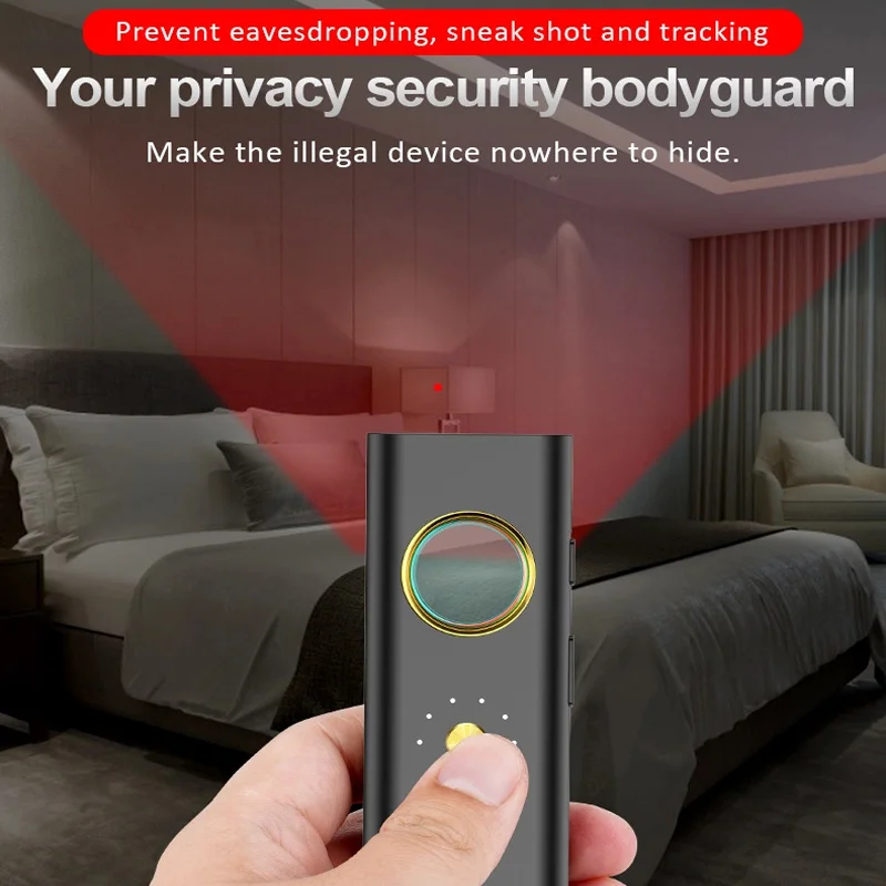 R35 Anti-camera Detector Anti Peeping Eavesdropping Spying Signal Locator Wireless Scanning Equipment GPS Positioning Detection
R35 Anti-camera Detector Anti Peeping Eavesdropping Spying Signal Locator Wireless Scanning Equipment GPS Positioning Detection