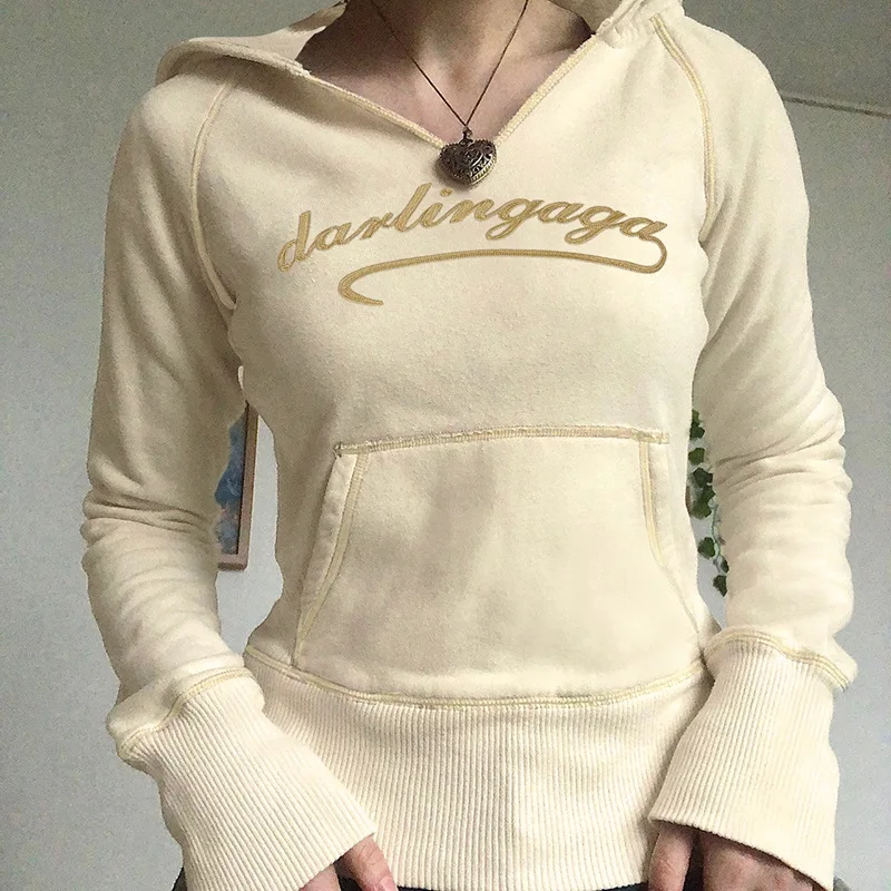 Letter Embroidery Y2k Hoodies Sweatshirts Women Streetwear Vintage Casual Loose Pullover Tops Hooded Sweatshirt Hoodie Autumn
Letter Embroidery Y2k Hoodies Sweatshirts Women Streetwear Vintage Casual Loose Pullover Tops Hooded Sweatshirt Hoodie Autumn