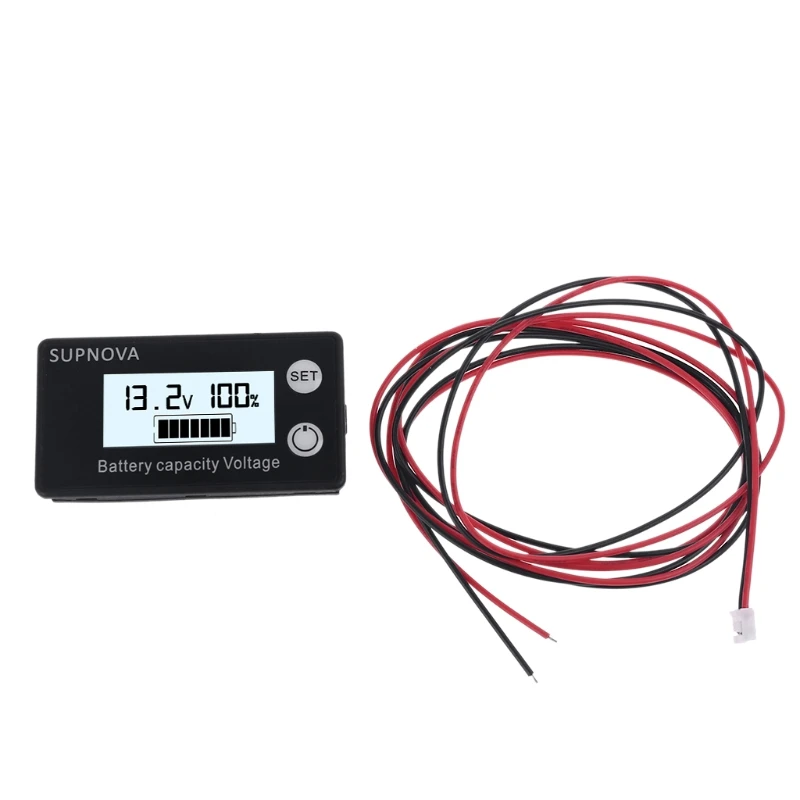 1meter Lead cable for DC 10-100V Battery Capacity Indicator Lead Acid Lithium LiFePO4 Voltmeter Voltage Panel Meter Test
1meter Lead cable for DC 10-100V Battery Capacity Indicator Lead Acid Lithium LiFePO4 Voltmeter Voltage Panel Meter Test