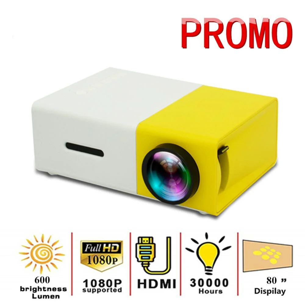LEJIADA YG300 Pro LED Mini Projector 480x272 Pixels Supports 1080P HDMI USB Audio Portable Home Media Video Player 2022 New
LEJIADA YG300 Pro LED Mini Projector 480x272 Pixels Supports 1080P HDMI USB Audio Portable Home Media Video Player 2022 New