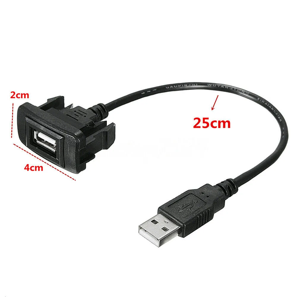 Dashboard Flush Mount USB Car Male To Female Extension Cable Adapter For Toyota Brand New Auto Parts High Quality And Durable
Dashboard Flush Mount USB Car Male To Female Extension Cable Adapter For Toyota Brand New Auto Parts High Quality And Durable