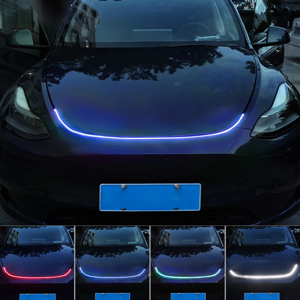 Car Hood Led Strip Universal Auto Daytime Running Lights Car Decorations Waterproof Atmosphere Led Lamp 12V Hood Accessories
Car Hood Led Strip Universal Auto Daytime Running Lights Car Decorations Waterproof Atmosphere Led Lamp 12V Hood Accessories