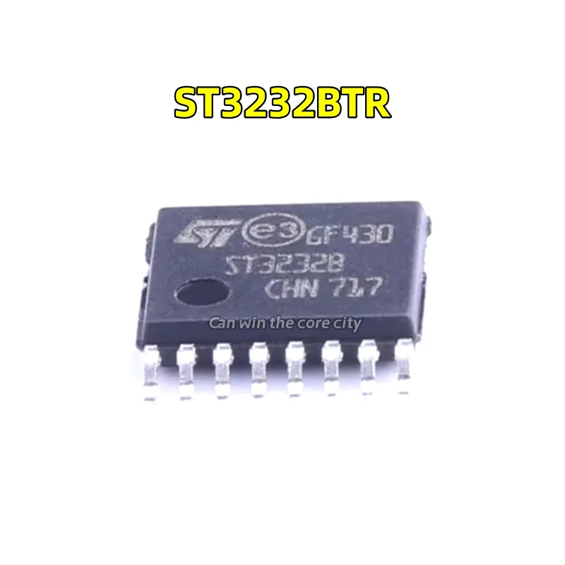 10 pieces ST3232BTR Screscreen ST3232B, line driver and receiver package TSSOP16 original genuine
10 pieces ST3232BTR Screscreen ST3232B, line driver and receiver package TSSOP16 original genuine