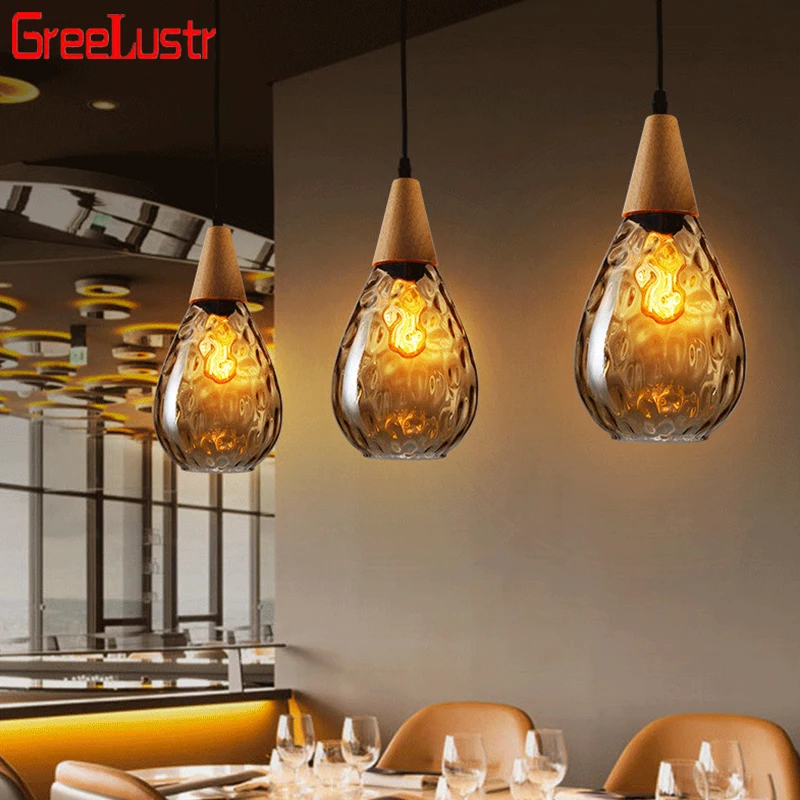 Nordic Water Pattern Glass Pendant Lights Creative Retro Restaurant Bar Chandelier Lamps for Living Room Home Decoration Fixture
Nordic Water Pattern Glass Pendant Lights Creative Retro Restaurant Bar Chandelier Lamps for Living Room Home Decoration Fixture