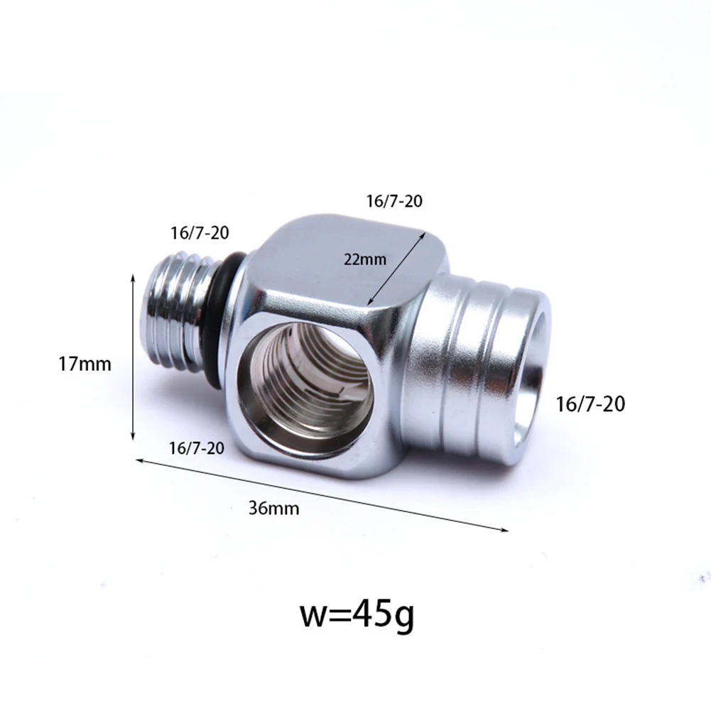 High Press Hose Adaptor 1st First Stage 36*22*17mm Accessories BCD Computer Brass With Cr Plating Scuba Diving
High Press Hose Adaptor 1st First Stage 36*22*17mm Accessories BCD Computer Brass With Cr Plating Scuba Diving