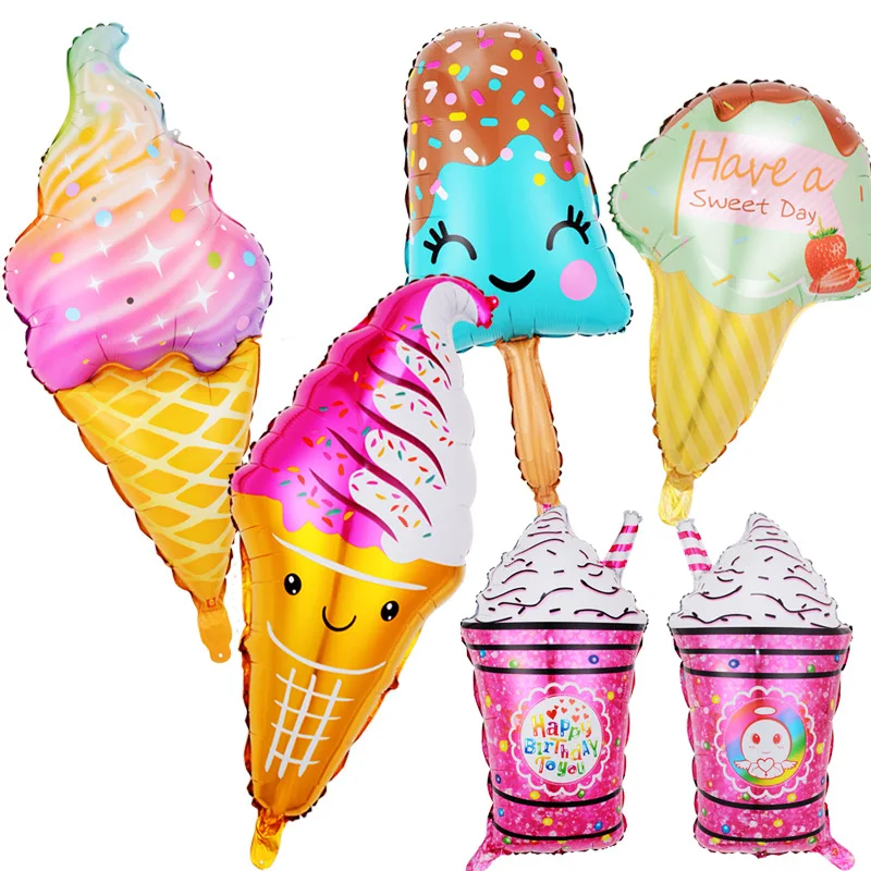 Ice Cream Balloon Birthday Decoration Foil Balloon Helium Globos Birthday Party Decoration Kids Toy Balls Baby Shower Decoration
Ice Cream Balloon Birthday Decoration Foil Balloon Helium Globos Birthday Party Decoration Kids Toy Balls Baby Shower Decoration