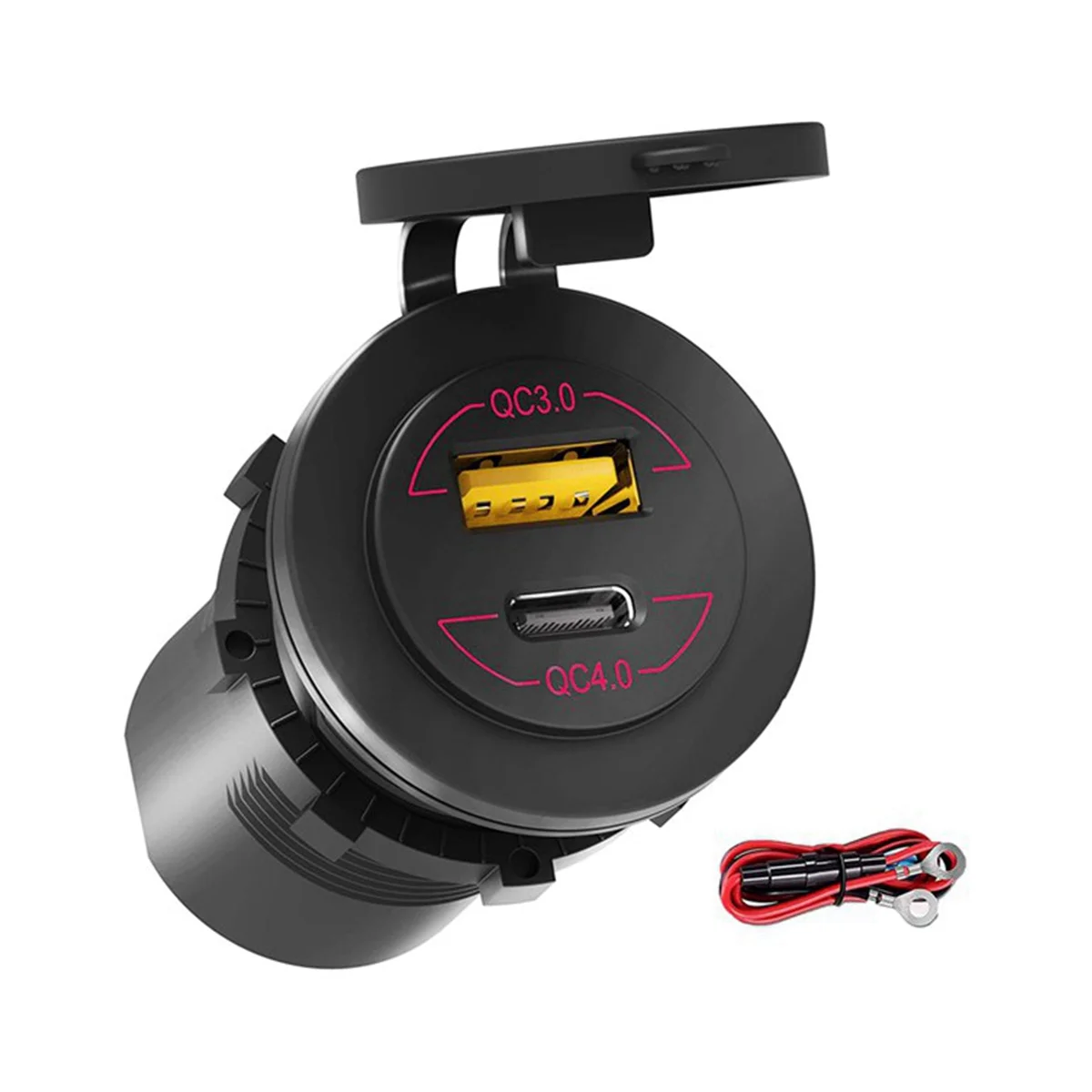 Быстрая зарядка 4,0 PD QC 3,0 USB Автомобильное зарядное устройство 12-24 в 60 Вт USB-выход быстрое зарядное устройство для автомобиля, лодки, грузовика, мотоцикла, красный
Быстрая зарядка 4,0 PD QC 3,0 USB Автомобильное зарядное устройство 12-24 в 60 Вт USB-выход быстрое зарядное устройство для автомобиля, лодки, грузовика, мотоцикла, красный