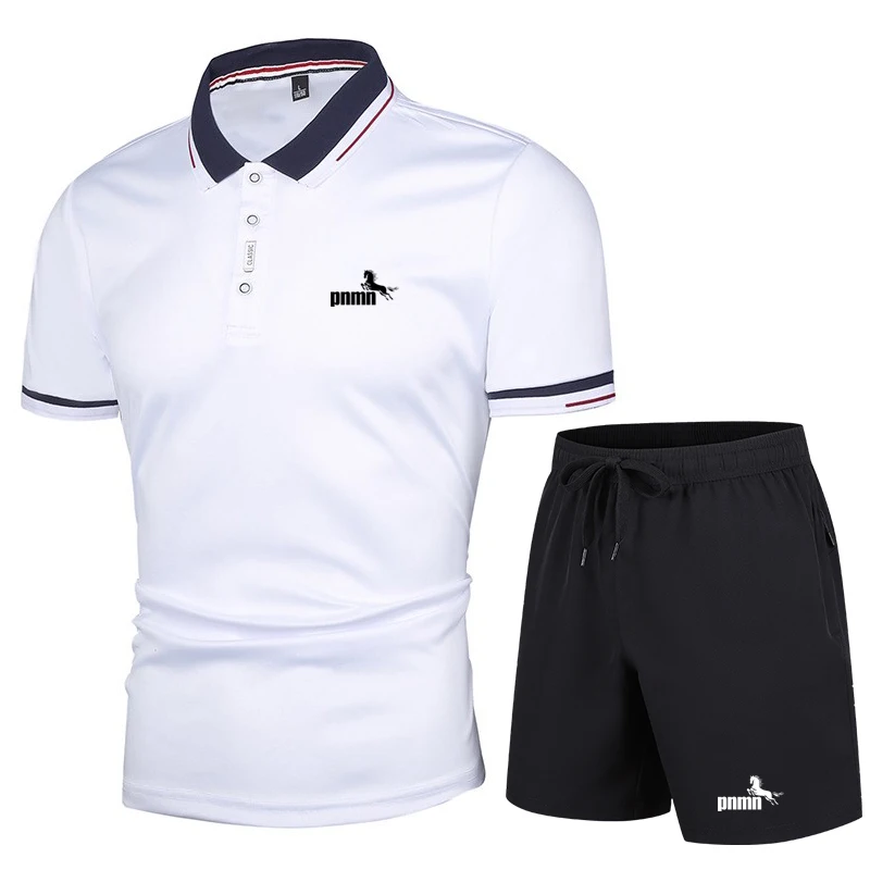 New fashion men's 2-piece summer sportswear men's business casual polo shirt + short fitness jogging breathable sports suit
New fashion men's 2-piece summer sportswear men's business casual polo shirt + short fitness jogging breathable sports suit