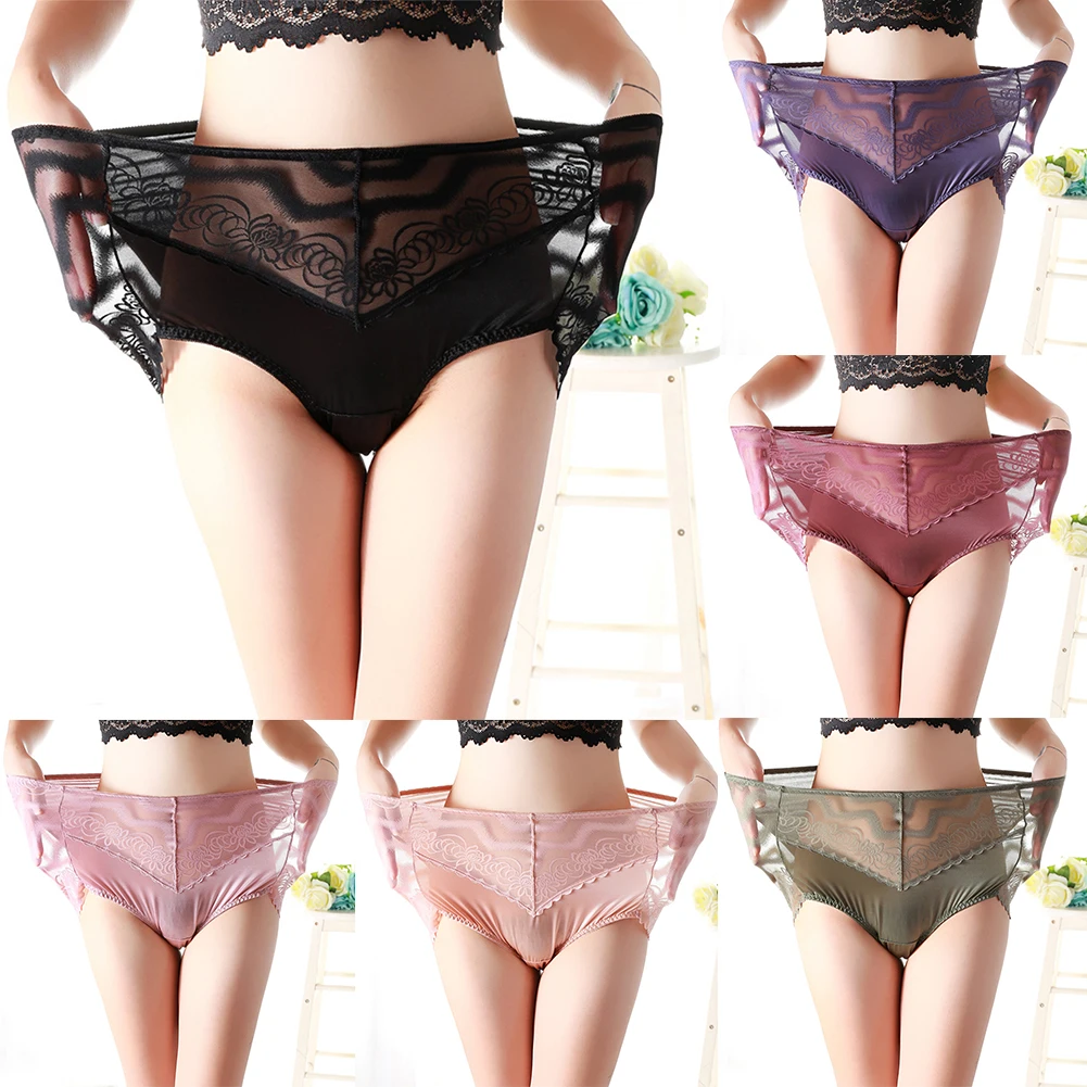 One Size Ladies Shiny Satin Knickers Sexy Briefs Women High Waist Underwear Lace Panties Seamless Underpants Stretching Panties
One Size Ladies Shiny Satin Knickers Sexy Briefs Women High Waist Underwear Lace Panties Seamless Underpants Stretching Panties